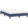 Image de vidaXL Cadre de lit sans matelas bleu 120x190 cm Tissu