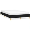 Image de vidaXL Cadre de lit sans matelas noir 120x190 cm Tissu