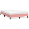 Image de vidaXL Cadre de lit sans matelas rose 120x190 cm velours