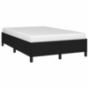 Image de vidaXL Cadre de lit sans matelas noir 120x190 cm Tissu