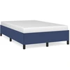 Image de vidaXL Cadre de lit sans matelas bleu 120x190 cm Tissu