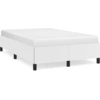Image de vidaXL Cadre de lit sans matelas blanc 120x190 cm similicuir