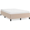 Image de vidaXL Sommier sans matelas cappuccino brun 120x190cm similicuir