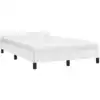 Image de vidaXL Cadre de lit sans matelas blanc 120x190 cm similicuir