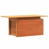 Image de vidaXL Table de jardin brun cire 100x50x75 cm pin massif