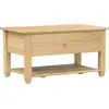 Image de vidaXL Table basse avec tiroirs Corona 85x50x45 cm pin massif