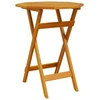 Image de vidaXL Table de jardin pliante Ø60x75 cm Bois massif Acacia