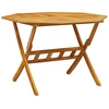 Image de vidaXL Table de jardin pliante Ø110x75 cm Bois massif acacia