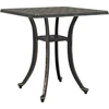 Image de vidaXL Table de jardin Bronzes 53x53x53 cm Fonte d'aluminium