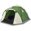 Image de vidaXL Tente de camping dôme 3 personnes Vert Quick Release