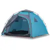 Image de vidaXL Tente de camping dôme 4 personnes bleue Quick Release