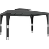 Image de vidaXL Pavillon avec double toit anthracite 3,98x2,98 m acier