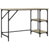 Image de vidaXL Bureau Chêne Sonoma 120x50x75 cm Métal Bois composite