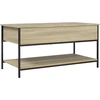 Image de vidaXL Table basse chêne Sonoma 100x50x50 cm bois composite et métal