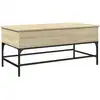 Image de vidaXL Table basse chêne Sonoma 100x50x45 cm bois composite et métal