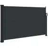 Image de vidaXL Store latéral extensible noir 117x300 cm