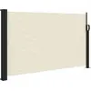 Image de vidaXL Marquise latérale extensible Crème 117x300 cm