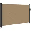 Image de vidaXL Marquise latérale extensible Taupe 117x300 cm