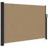 Image de vidaXL Marquise latérale extensible Taupe 140x300 cm