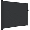 Image de vidaXL Store latéral extensible noir 160x300 cm