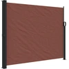 Image de vidaXL Marquise latérale extensible brun 160x300 cm