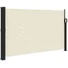 Image de vidaXL Marquise latérale extensible Crème 120x500 cm
