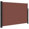 Image de vidaXL Marquise latérale extensible brun 140x500 cm