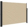 Image de vidaXL Marquise latérale extensible Beige 140x500 cm