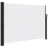 Image de vidaXL Marquise latérale extensible Blanc 140x500 cm
