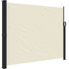 Image de vidaXL Marquise latérale extensible Crème 160x500 cm
