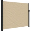 Image de vidaXL Marquise latérale extensible Beige 160x500 cm