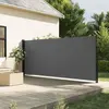 Image de vidaXL Marquise latérale extensible Anthracite 160x500 cm