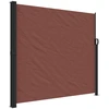 Image de vidaXL Marquise latérale extensible brun 180x500 cm