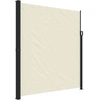 Image de vidaXL Marquise latérale extensible Crème 220x500 cm