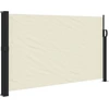 Image de vidaXL Marquise latérale extensible Crème 120x600 cm
