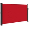 Image de vidaXL Marquise latérale extensible rouge 120x600 cm