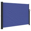 Image de vidaXL Marquise latérale extensible Bleu 140x600 cm