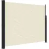 Image de vidaXL Marquise latérale extensible Crème 160x600 cm