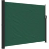 Image de vidaXL Marquise latérale extensible vert foncé 160x600 cm