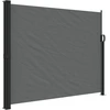 Image de vidaXL Marquise latérale extensible Anthracite 160x600 cm