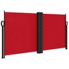 Image de vidaXL Marquise latérale extensible rouge 120x600 cm
