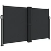 Image de vidaXL Store latéral extensible noir 140x600 cm
