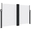Image de vidaXL Marquise latérale extensible Blanc 140x600 cm