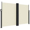 Image de vidaXL Marquise latérale extensible Crème 160x600 cm