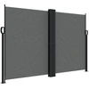 Image de vidaXL Marquise latérale extensible Anthracite 160x600 cm