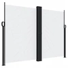 Image de vidaXL Marquise latérale extensible Blanc 180x600 cm