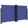 Image de vidaXL Store latéral extensible bleu 120x1000 cm
