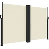 Image de vidaXL Marquise latérale extensible Crème 160x1000 cm