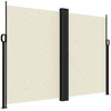 Image de vidaXL Marquise latérale extensible Crème 180x1000 cm