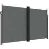 Image de vidaXL Marquise latérale extensible Anthracite 200x1000 cm